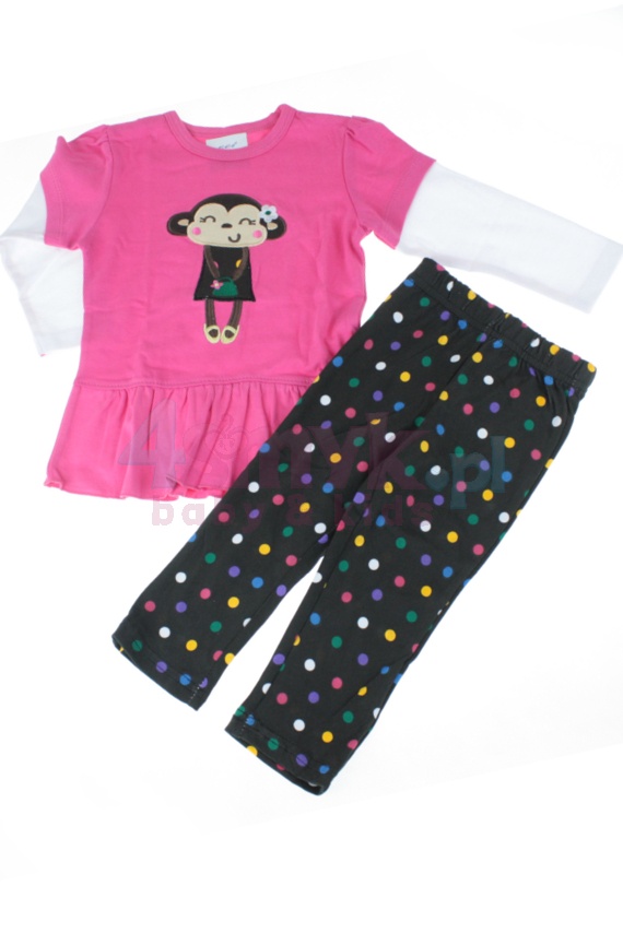 Obraz główny Komplet dziewczęcy bluzeczka i legginsy