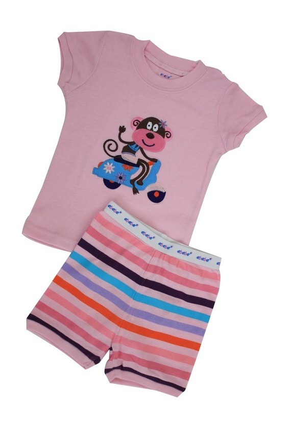 Obraz główny Piżama dziecięca z krótkimi rękawami i nogawkami